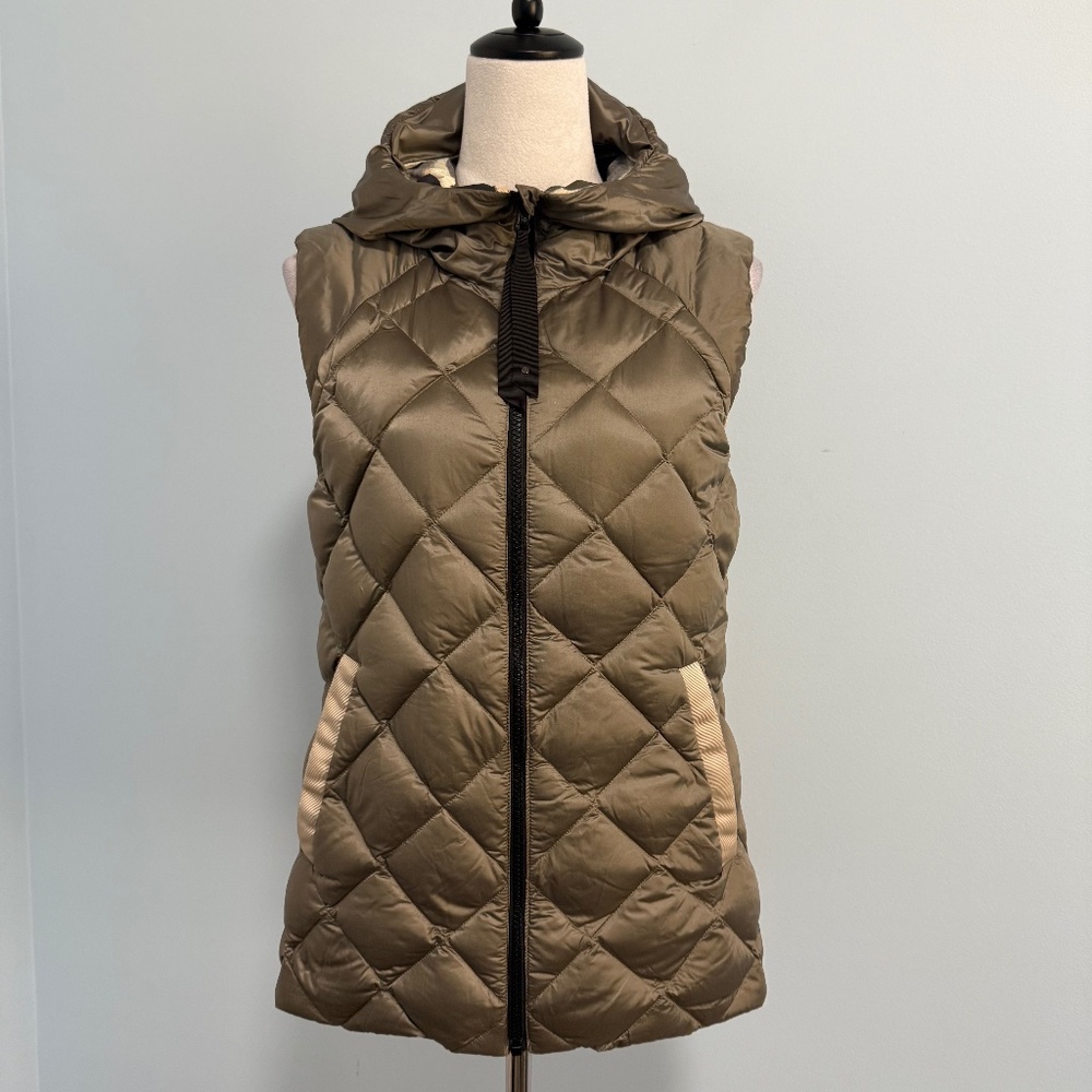 Lululemon The Fluffiest Reversible Vest Cashew Coast Camo Butter Pink Multi Sz 6